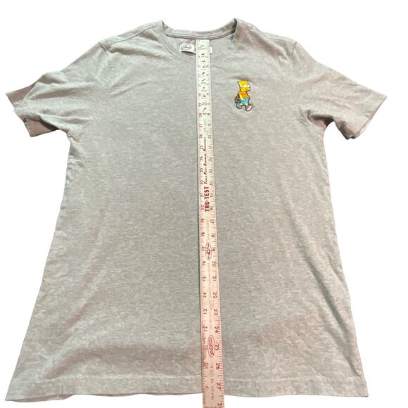 The‎ Simpsons Bart Simpson Gray T-Shirt XL Patch 20th Television - Picture 3 of 6